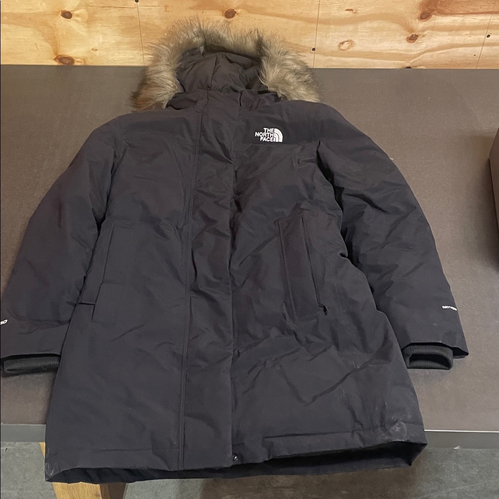 The North Face Black Ski & Snow Jacket with Fur Hood